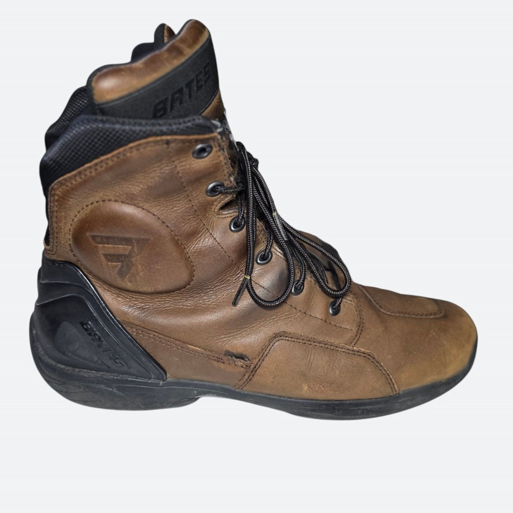 Bates Moto Biker Tactical Motorcycle Boots 11 Leather Rugged Brown Gorpcore